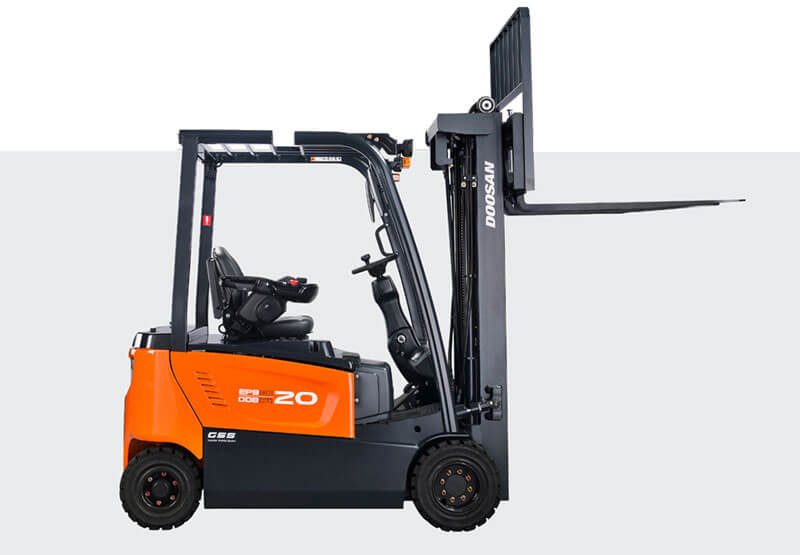 Forklift operator safely handling a commercial load in Sittingbourne